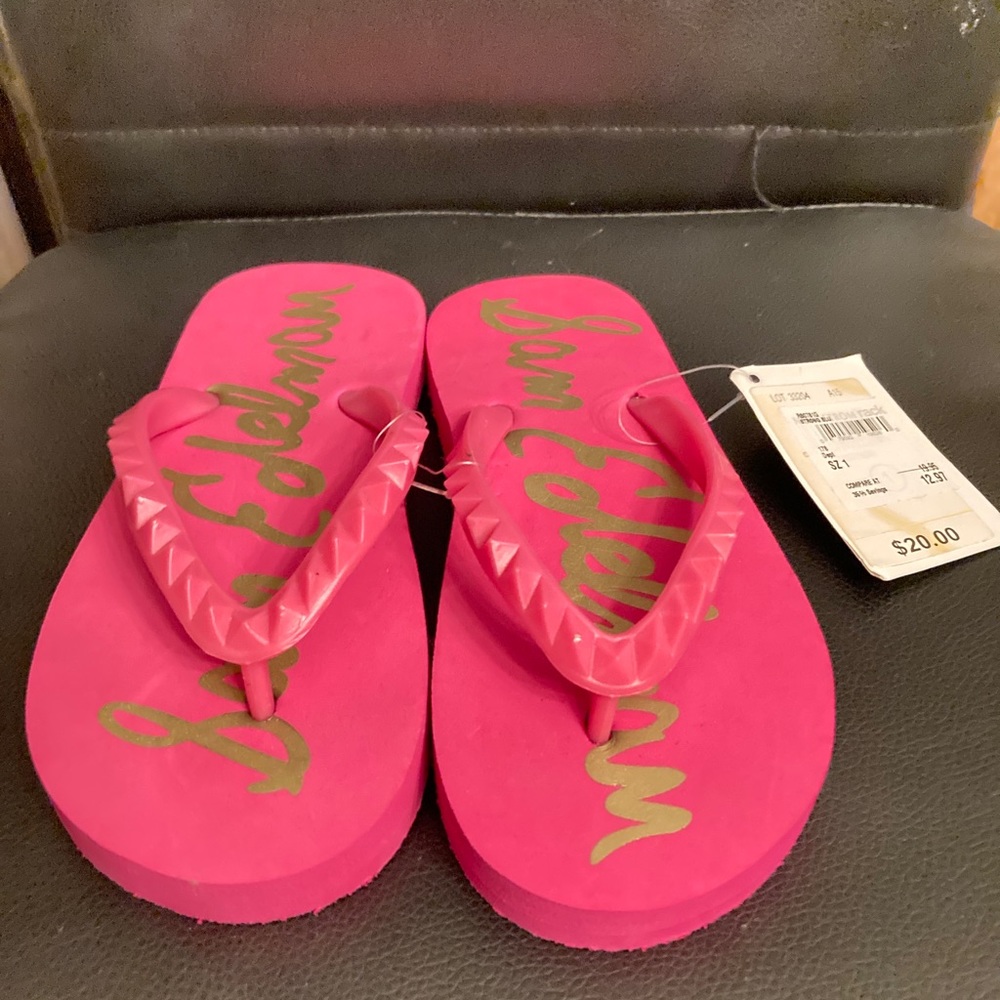 Pink Studded Girls Sandals
